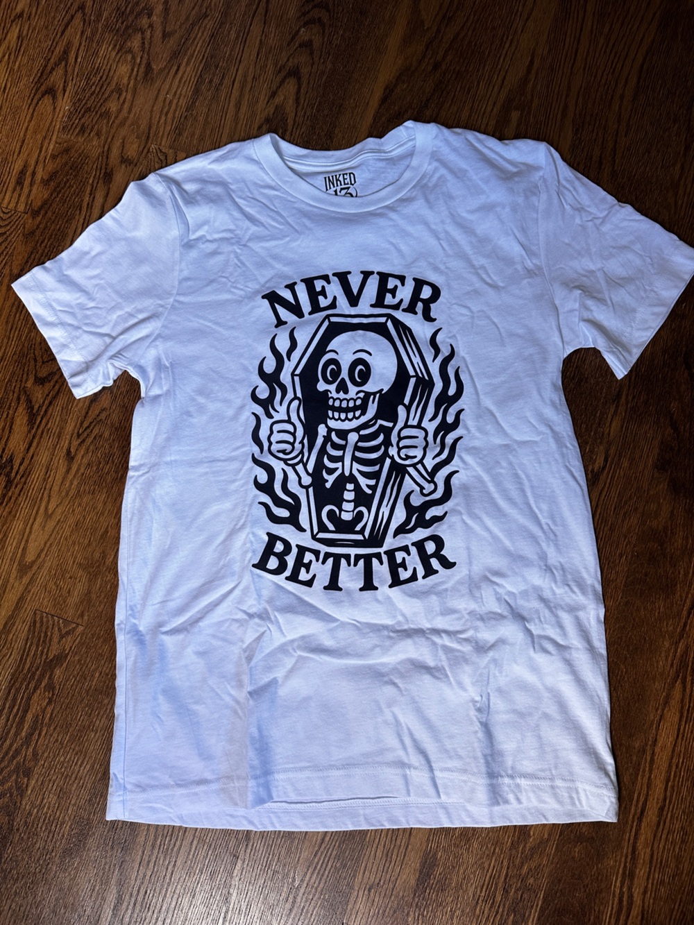 Never Better Graphic Tee - White